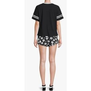 Nightmare Before Christmas Womens Pajamas Set Shirt Shorts Socks Plus Size XS